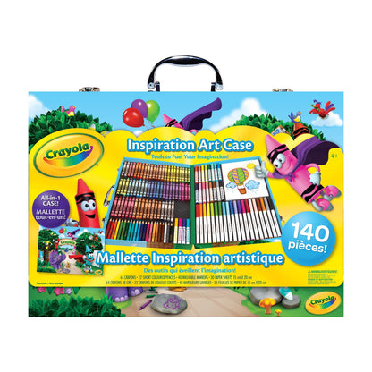 Crayola Inspiration Art Case Colouring Set (140ct) - Art Supplies Set For Kids, Travel Drawing Kit, Gift for Girls & Boys, Ages 4+ 🍁 All In One Marketplace Canada