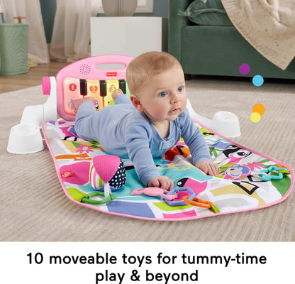 Fisher-Price Glow and Grow Kick & Play Piano Gym, Pink 🍁 All In One Marketplace Canada
