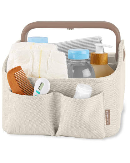 Skip Hop Diaper Caddy Organizer with Touch Sensor Night Light, Nursery Style, Oat 🍁 All In One Marketplace Canada