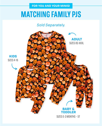 The Children's Place Kids' Family Matching, Halloween Pajama Sets, Cotton, Pumpkin Allover, 14