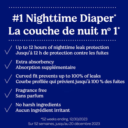 Huggies Overnites Size 3 Overnight Diapers (16-28 lbs), 66 Ct 🍁 All In One Marketplace Canada