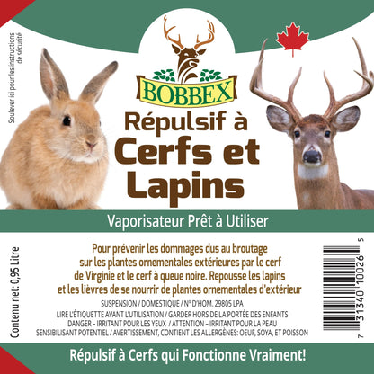 Bobbex Deer & Rabbit Ready to Use 0.95 Liter 🍁 All In One Marketplace Canada