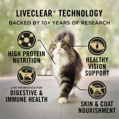 Purina Pro Plan Specialized LiveClear Dry Cat Food, Chicken & Rice - 3.18 kg Bag (1 Pack) 🍁 All In One Marketplace Canada