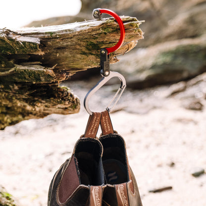 GEAR AID HEROCLIP Carabiner Gear Clip and Hook (Medium) for Camping, Backpack, and Garage Organization, Stealth Black 🍁 All In One Marketplace Canada