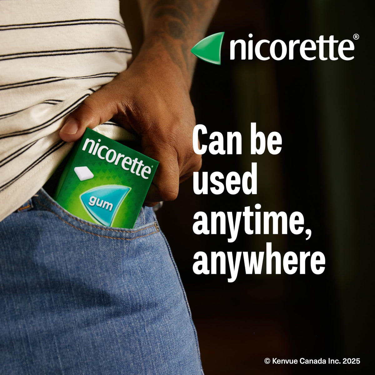 Nicorette Peppermint Gum, 4MG, Quit Smoking, Nicotine Gum, Smoking Cessation Aid, NRT, Reduce Cravings, 210 Pack 🍁 All In One Marketplace Canada