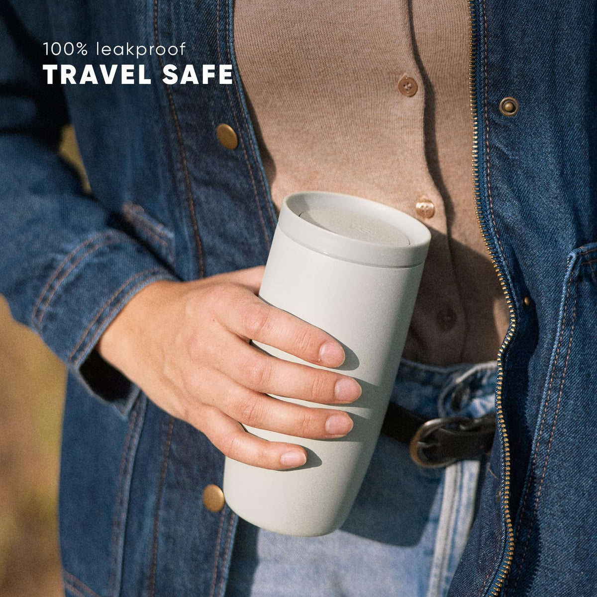 Simple Modern Halloween Travel Coffee Mug 360° Lid | 16oz | White