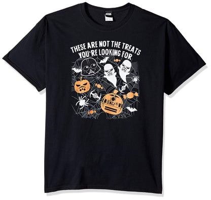 STAR WARS Licensed Halloween Not The Treats Men's Tee, Black, X-Large