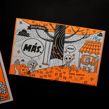 Skeletown: Más. ¡Menos!: A Funny Friendship Story for Dia De Los Muertos and Halloween―for English or Spanish-Speaking Kids Ages 4-8