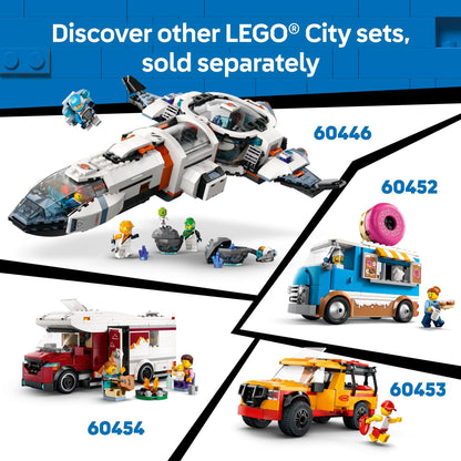 LEGO City Donut Truck Toy - Building Toy for Kids, Boys and Girls, Ages 5+ - Mobile Donut Stand with 2 Minifigures and Other Accessories - Fun Gift Idea for Birthdays and Holidays - 60452 🍁 All In One Marketplace Canada