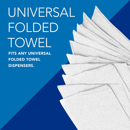Scott Professional Universal Multifold Paper Towels, Bulk (01840), Absorbency Pockets, White, 9.2"x9.4" Towel, Compressed, Compact (250 Sheets/Pack, 16 Packs/Case, 4,000 Sheet Total) 🍁 All In One Marketplace Canada