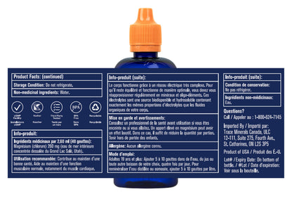 Trace Minerals ConcenTrace Drops | Ionic Liquid Magnesium, Chloride, Potassium | Full Spectrum Minerals | Low Sodium | Energy, Electrolytes, Hydration | 120 ML, 48 Day Supply 🍁 All In One Marketplace Canada