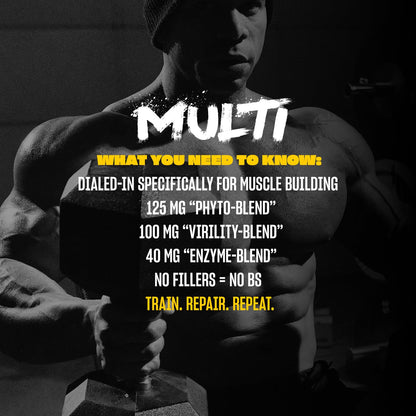 MUTANT Multi Vitamins - Men's Multivitamin for Hardcore Athletes & Body Builders, Supports Muscle Function, Energy Metabolism, Immune Health with 70 Vitamins Minerals Antioxidants (60 Caplets, CA) 🍁 All In One Marketplace Canada