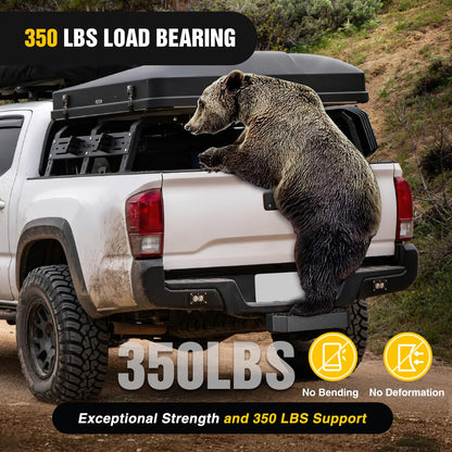 Nilight Hitch Step with 2" Hitch Receiver Rear Bumper Guard Protector 11.9 Inch with 5/8” Hitch Pin Clip Upgraded Textured Black Anti Slip Hitch Step Bar for Pickup Truck Car SUV 🍁 All In One Marketplace Canada