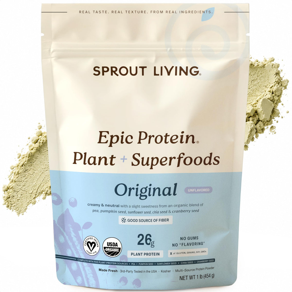 Sprout Living Epic Protein Powder Original 1 lb, original, 1-pound 🍁 All In One Marketplace Canada