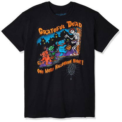 Liquid Blue Grateful Dead One More Halloween Night T-Shirt, Black, Large