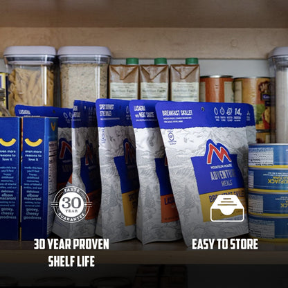 Mountain House Lasagna with Meat Sauce Pouch| Freeze Dried Backpacking & Camping Food | Survival & Emergency Food | Entree Meal | Easy to Prepare | Delicious and Nutritious | Single Pouch 🍁 All In One Marketplace Canada
