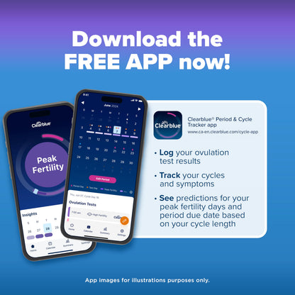 Clearblue Digital Ovulation Test Predictor Kit, Plus Bonus Rapid Detection Pregnancy Test, 10 Ovulation Tests & 1 Pregnancy Test 🍁 All In One Marketplace Canada