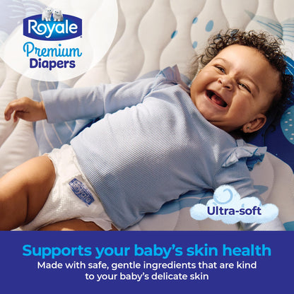 Royale Premium Diapers, Size 3 (16-28 lb), 168 Count, Disposable Baby Diapers (Packaging may vary) 🍁 All In One Marketplace Canada