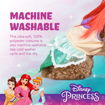 Disney for Pets Halloween Disney Princess Ariel Costume - Extra Extra Large | Disney Princess Halloween Costumes for Dogs, Officially Licensed Disney Dog Halloween Costume, Multicolor (FF22914)