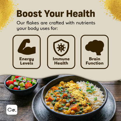 Coolinario Nutritional Yeast, Fortified, Large Flakes (1 GAL - 1.5 LBS) 🍁 All In One Marketplace Canada