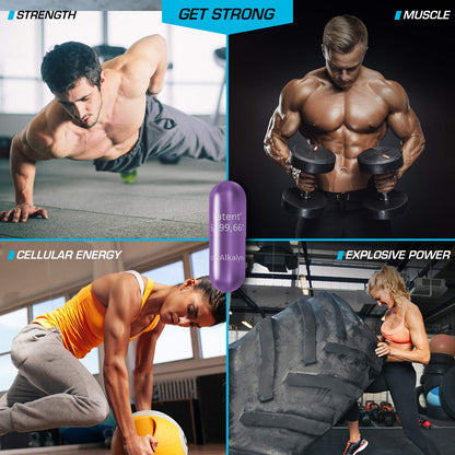 EFX Sports Kre-Alkalyn | PH-Correct Creatine Monohydrate | Multi-Patented Formula, Gain Strength, Build Muscle & Enhance Performance I No Bloating, No Water Retention - 192 Capsules 🍁 All In One Marketplace Canada