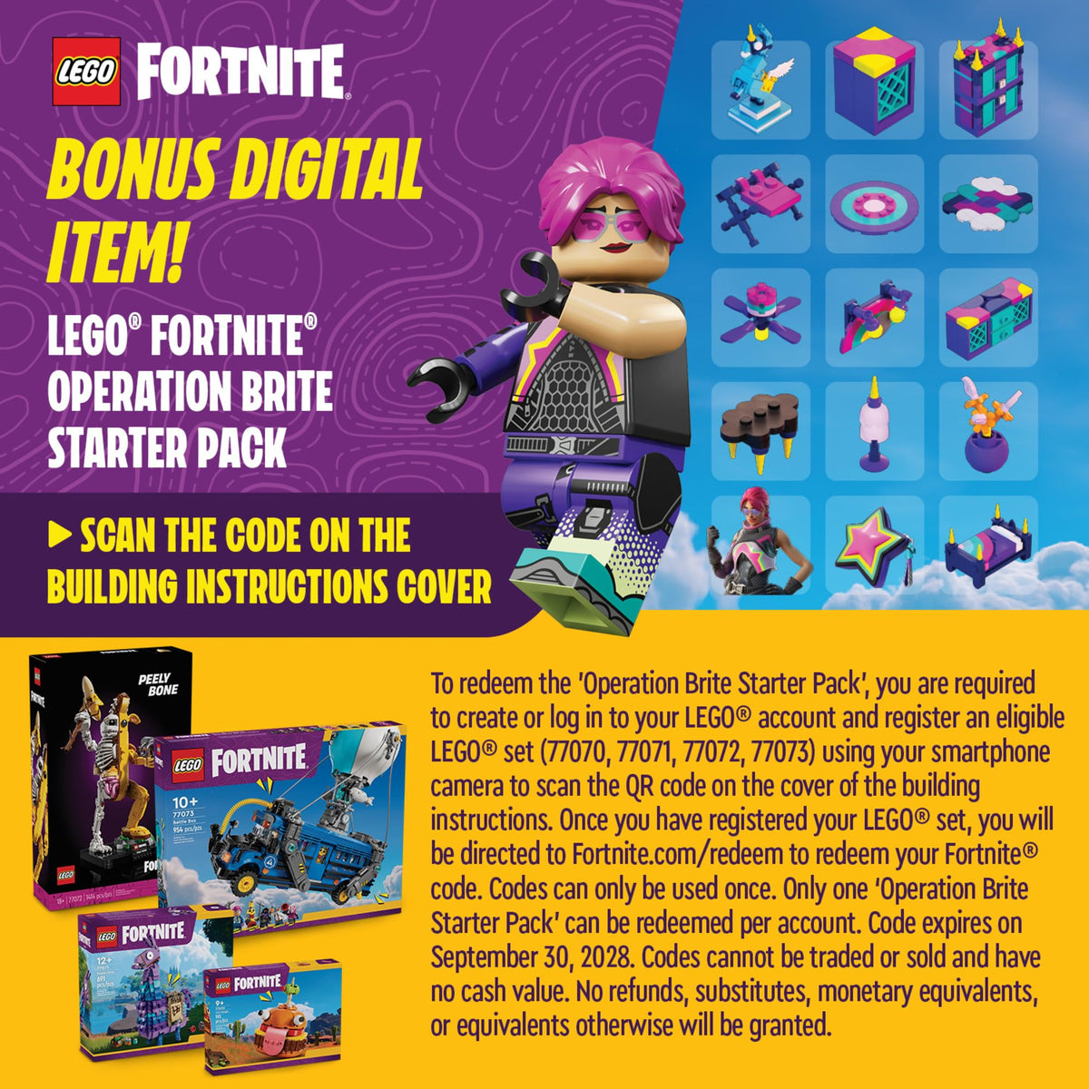 LEGO Fortnite Supply Llama Building Set - Kids Toy for Gamers, Ages 12+ - Display Model, Collectible Fortnite Toy - Gift for Boys & Girls - 77071 🍁 All In One Marketplace Canada