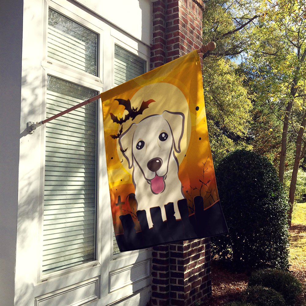 Caroline's Treasures BB1810CHF Halloween Golden Retriever Canvas House Size Flag, Multicolor, Large