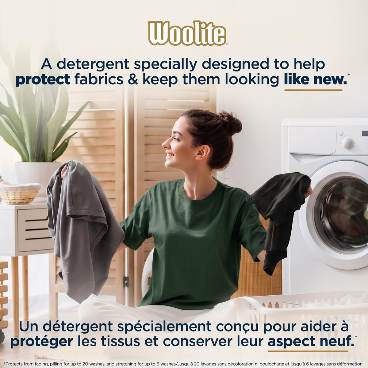 Woolite Darks Laundry Detergent for Dark Clothing; 2.96 L, 66 Loads; Helps Keep Clothes Looking Like New with Advanced Care & Fabric Guard Complex; Protects from Fading & Pilling Up 20 Washes 🍁 All In One Marketplace Canada
