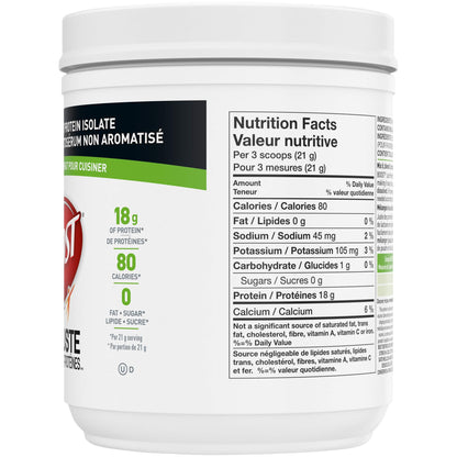 Boost JUST Protein Unflavoured Instant Whey Protein Isolate Powder, 227 Grams (Pack of 1) - Packaging May Vary 🍁 All In One Marketplace Canada