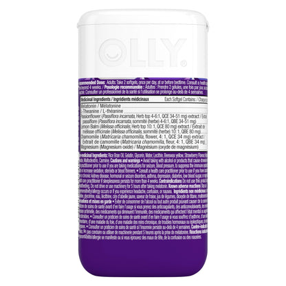 OLLY Ultra Strength Sleep Softgels, 10mg Melatonin, L-Theanine, Chamomile, Magnesium, Lemon Balm, Sleep Nighttime Sleep Aid 60 count 🍁 All In One Marketplace Canada
