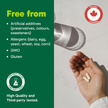 Organika Canadian-Made Hyaluronic Acid With Vitamin C 90 Vcaps 🍁 All In One Marketplace Canada