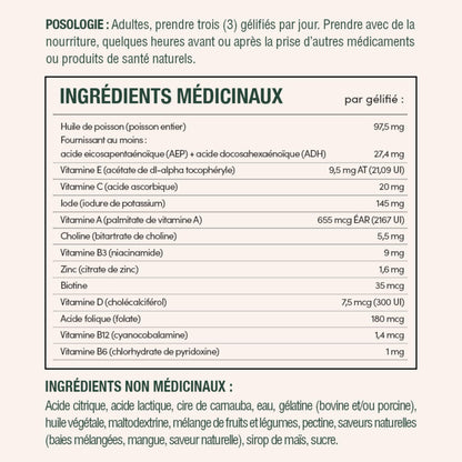 NATURE'S BOUNTY Prenatal With DHA & EPA Omega-3, Helps Reduce Risk Of Neural Tube Defects, 270 g 🍁 All In One Marketplace Canada