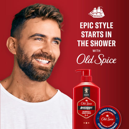 Old Spice Hair Styling Pomade for Men, Medium Hold No Shine, 126 g Total (2 Count of 63 g Each) 🍁 All In One Marketplace Canada