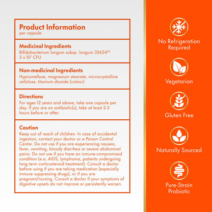 Align Probiotic Digestive Support Advanced Capsules for Woman and Men, Helps Relieve Symptoms of Irritable Bowel Syndrome (IBS) such as Bloating, Gas, and Abdominal Discomfort, 42 Capsules 🍁 All In One Marketplace Canada