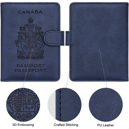 WALNEW RFID Blocking Passport Holder Travel Wallet Cover Case 🍁 All In One Marketplace Canada