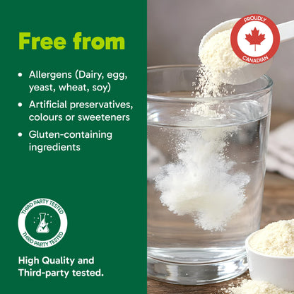 Organika Canadian-Made Creatine Powder - Pure Micronized Creatine Monohydrate - NSF Certified - Supports Strength, Muscle, Recovery and Performance for Men and Women - Unflavoured - 1KG, 200 servings 🍁 All In One Marketplace Canada