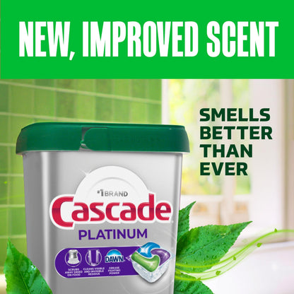 Cascade Platinum Dishwasher Detergent Pods, Dish Detergent Soap, Fresh Scent, 83 Count 🍁 All In One Marketplace Canada