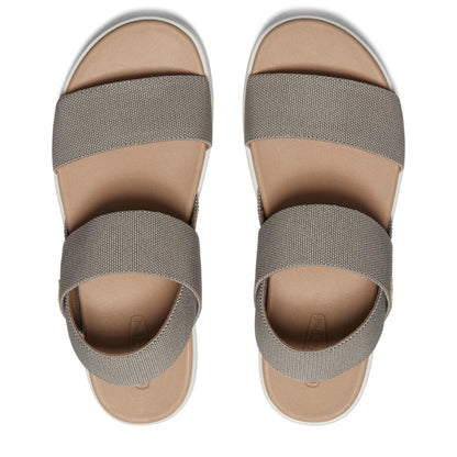 KEEN Women's Elle Backstrap Casual Platform Open Toe Wedge Sandals, Brindle/Birch, 8 🍁 All In One Marketplace Canada