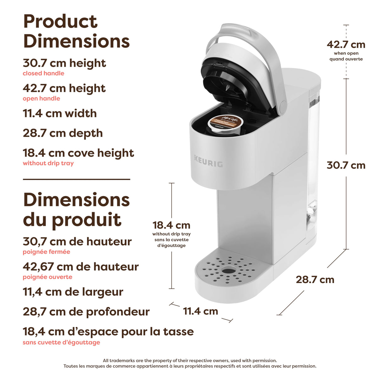 Keurig K-Mini Go Single Serve K-Cup Pod Coffee Maker, Warmstone 🍁 All In One Marketplace Canada