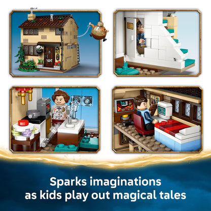LEGO Harry Potter Privet Drive: Aunt Marge’s Visit Kids Toy - Buildable Book Nook and Room Decor for Boys and Girls, Ages 8+ - Collectible Harry Potter Minifigure - Birthday Gift Idea -76451 🍁 All In One Marketplace Canada