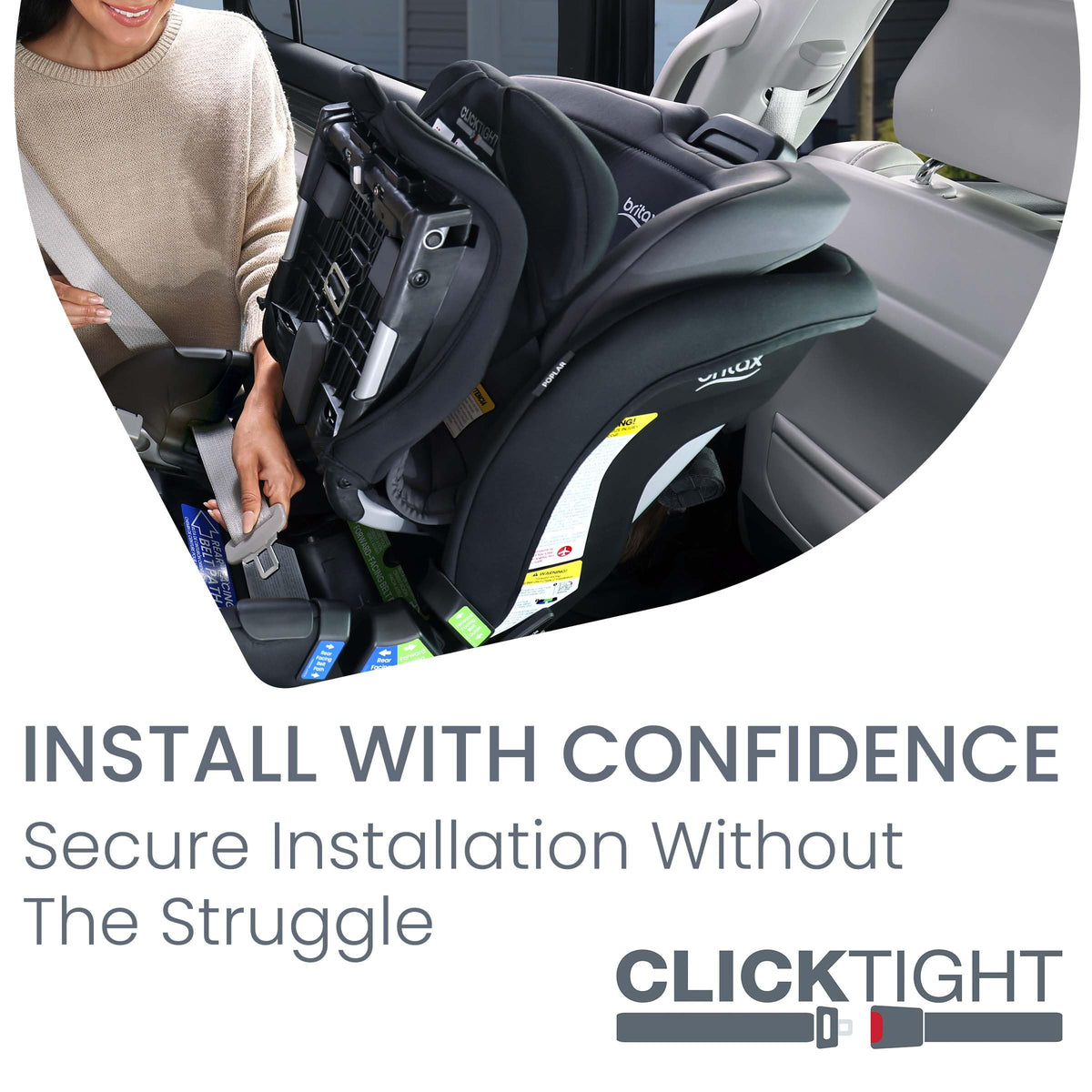 Britax Poplar Convertible Car Seat, Slim 17" Design — Stone Onyx 🍁 All In One Marketplace Canada