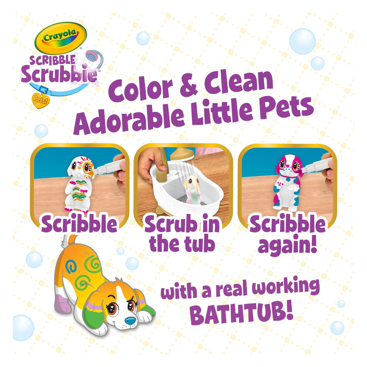 Crayola Scribble Scrubbie Pets Tub Playset, Creative Toys 🍁 All In One Marketplace Canada