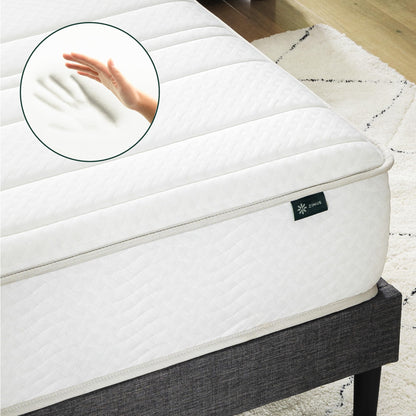 Zinus Full Mattress - 6 Inch Foam and Spring Hybrid Mattress, Affordable Mattress, CertiPUR-US Certified Foam with Pressure Relief, Mattress in a Box, 10-Year Warranty, Full Size 🍁 All In One Marketplace Canada