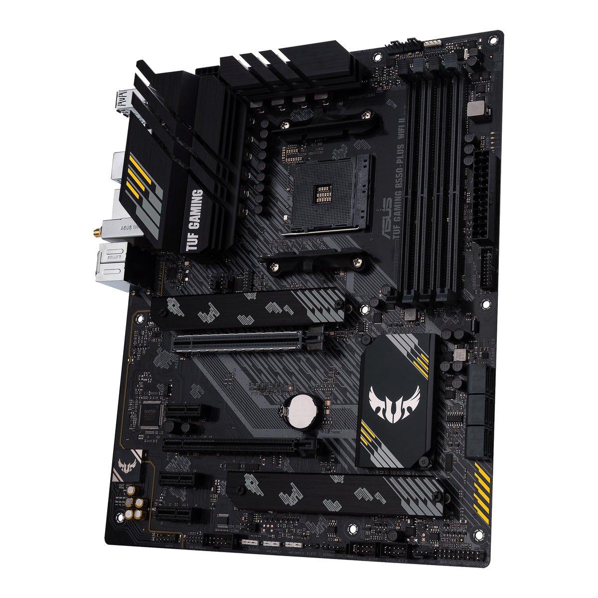 ASUS TUF Gaming B550-PLUS WiFi II AMD AM4 (3rd Gen Ryzen™) ATX Motherboard (PCIe 4.0, WiFi 6, 2.5Gb LAN, BIOS Flashback, USB 3.2 Gen 2, Addressable Gen 2 RGB Header and Aura Sync) 🍁 All In One Marketplace Canada