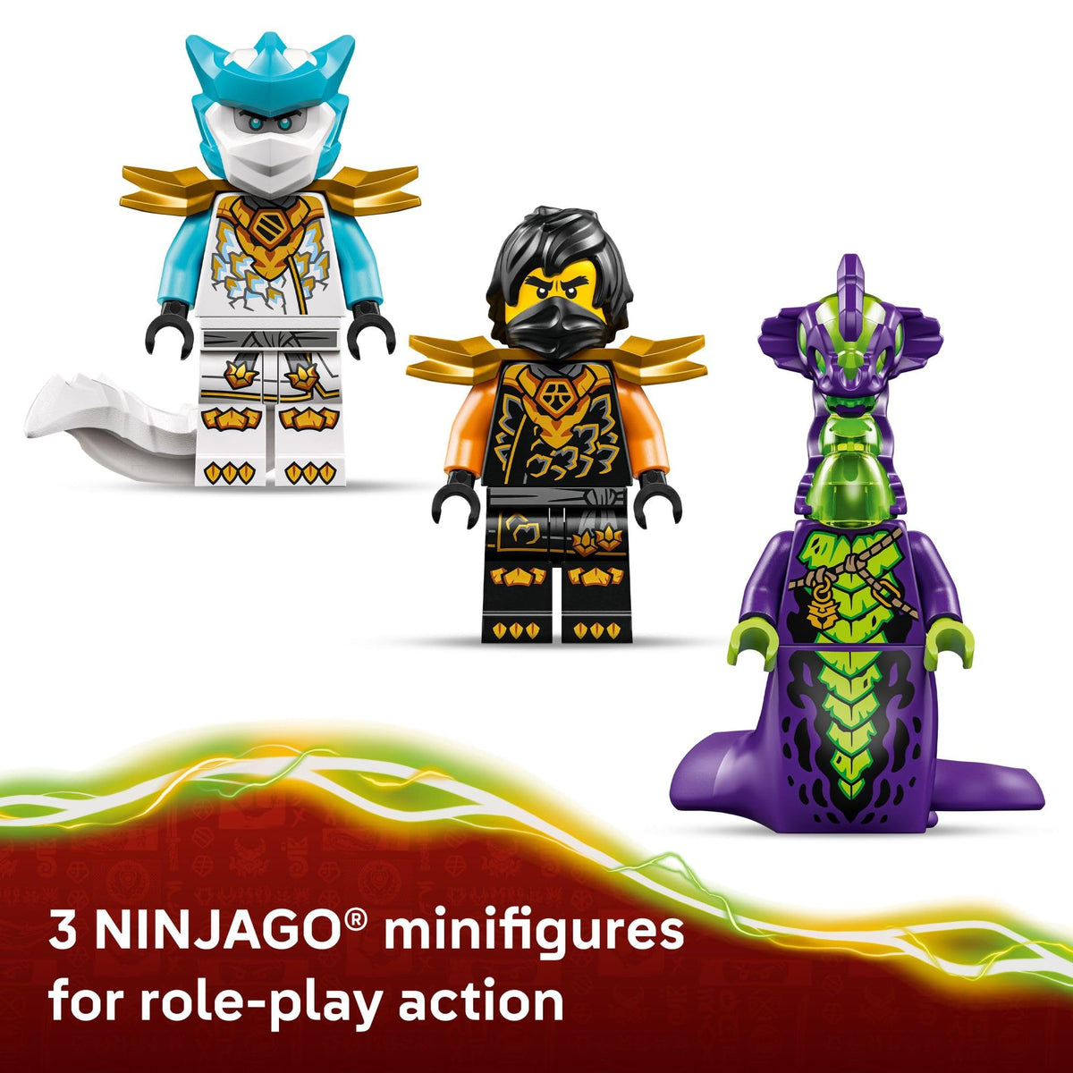 LEGO NINJAGO Cole’s Mission Mech & Dragon Zane Building Toy for Boys, Girls & Kids, Ages 7+ - Poseable Mech W/Cole, Acid Monster, & Zane Minifigures for Pretend Play - Gift Idea for Birthdays - 71854 🍁 All In One Marketplace Canada