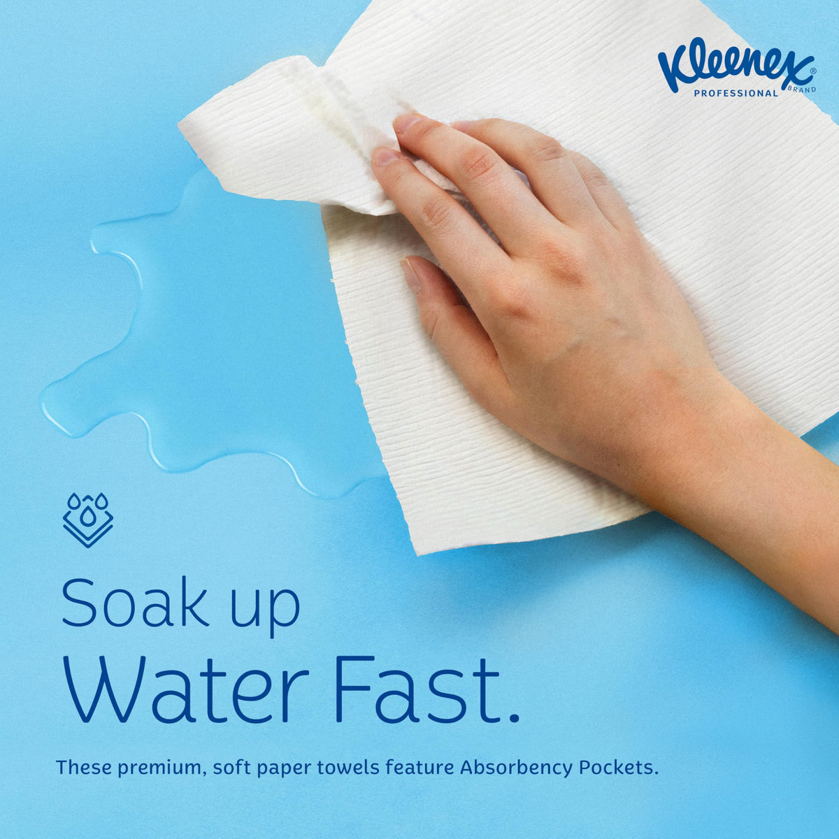 Kleenex Professional Universal Multifold Paper Towels, Bulk (02046), Absorbency Pockets, 9.2" x 9.4" Towel, White (150 Sheets/Pack, 8 Packs/Case, 1,200 Sheet Total) 🍁 All In One Marketplace Canada