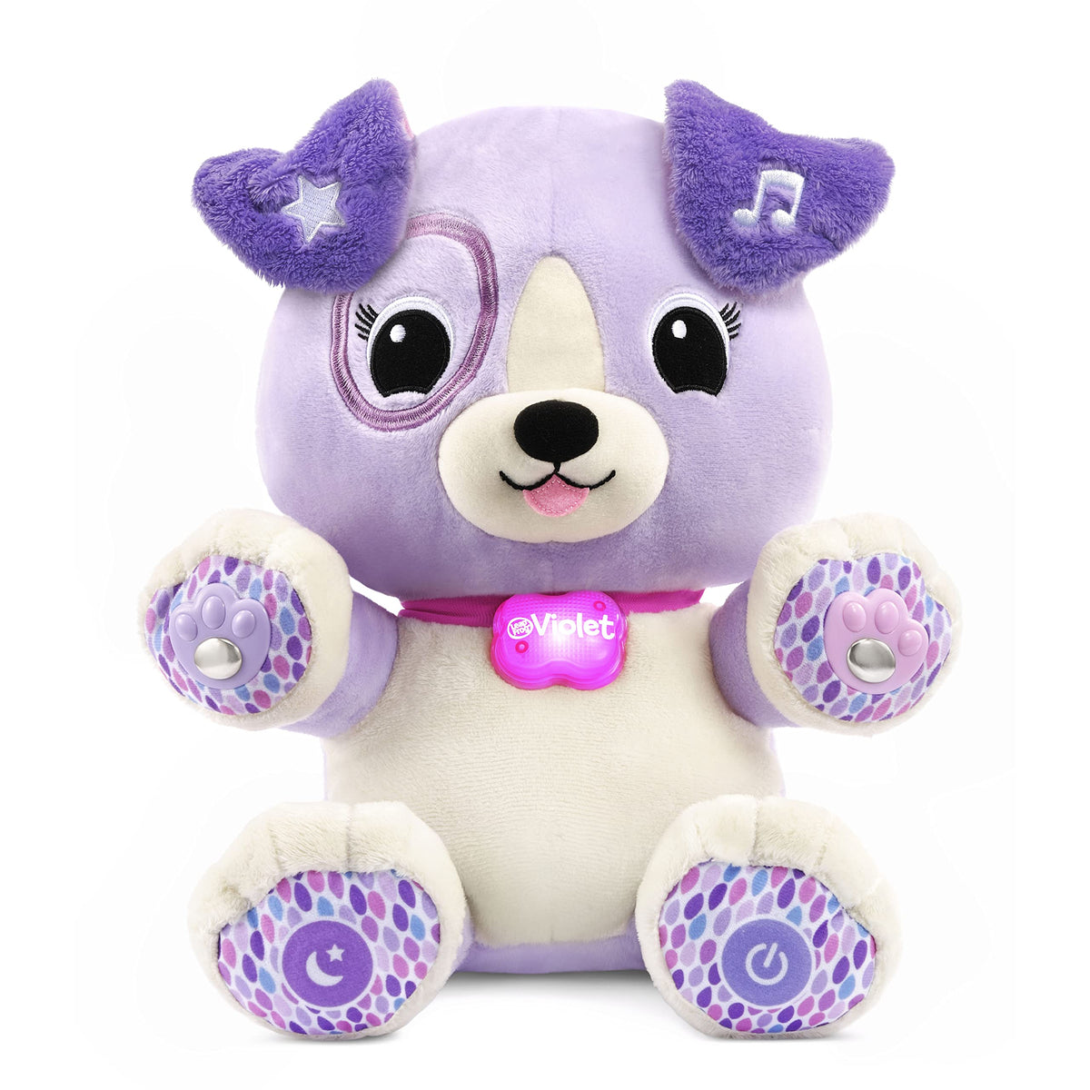 LeapFrog My Pal Violet Smarty Paws, Infant Plush Toy with Personalization, Music and lullabies, Learning Content for Baby to Toddler, English Version 🍁 All In One Marketplace Canada