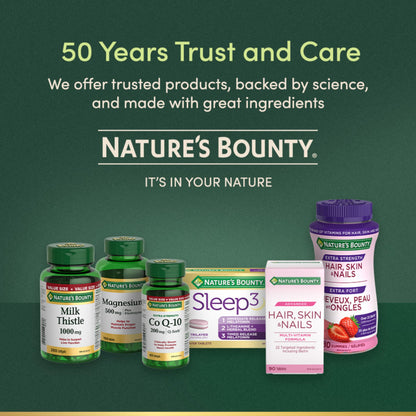 NATURE'S BOUNTY Melatonin, 2.5mg, Re-Sets the Body's Sleep Cycle & Improve Sleep Quality, 300 g 🍁 All In One Marketplace Canada