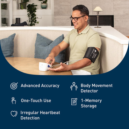 OMRON Iron Upper Arm Blood Pressure Monitor - Clinically Validated Blood Pressure Cuff - Medical Grade with Wide Range 17" Arm Cuff 🍁 All In One Marketplace Canada