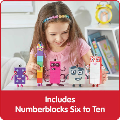 hand2mind Numberblocks Friends Six to Ten, Toy Figures Collectibles, Small Cartoon Figurines for Kids, Mini Action Figures, Character Figures, Play Figure Playsets, Imaginative Play Toys 🍁 All In One Marketplace Canada